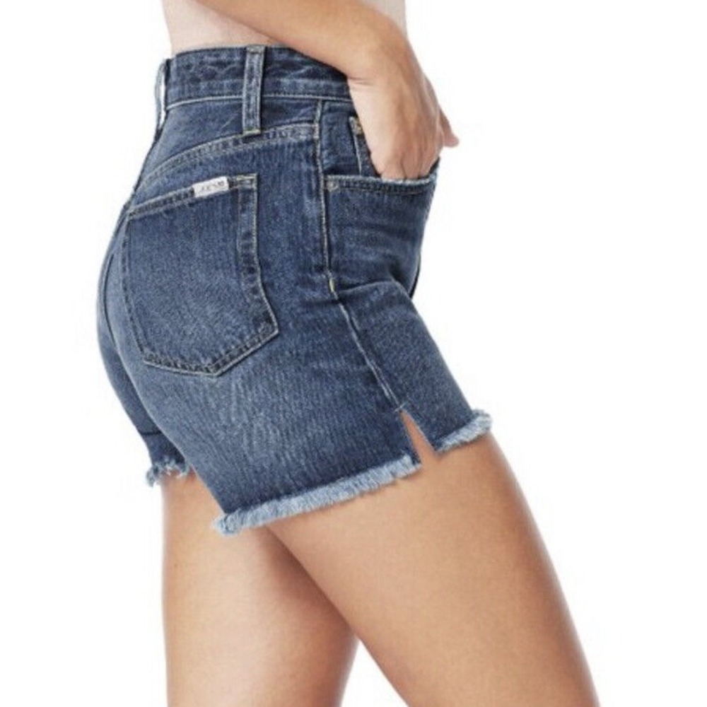 Joe's Jeans‎ Shorts Flawless Women's Cutoff Denim Midrise Size 24 Blue New